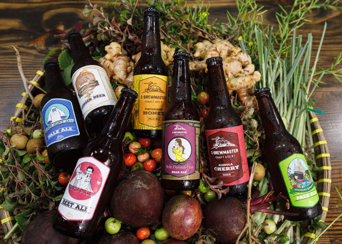 Bia thủ công với hương vị cam chanh