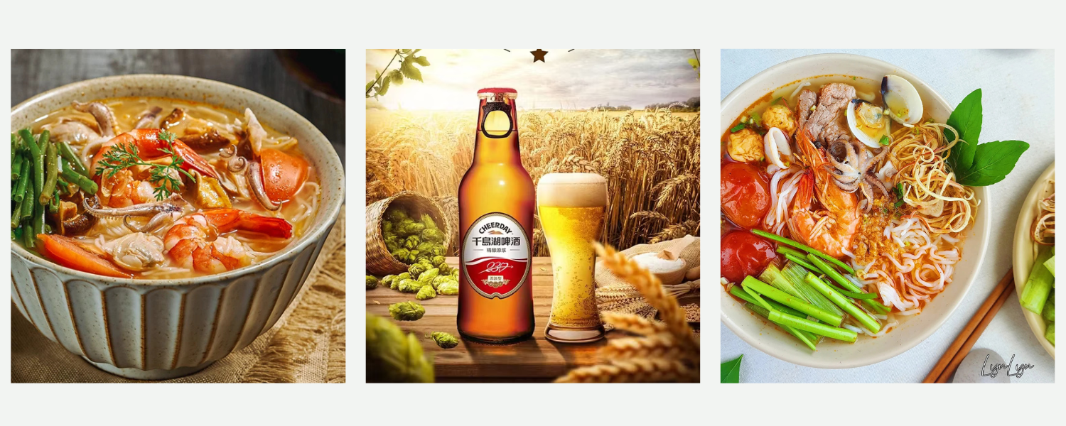 Cách kết hợp bia thủ công với món ăn châu Á tùy thuộc vào từng loại bia