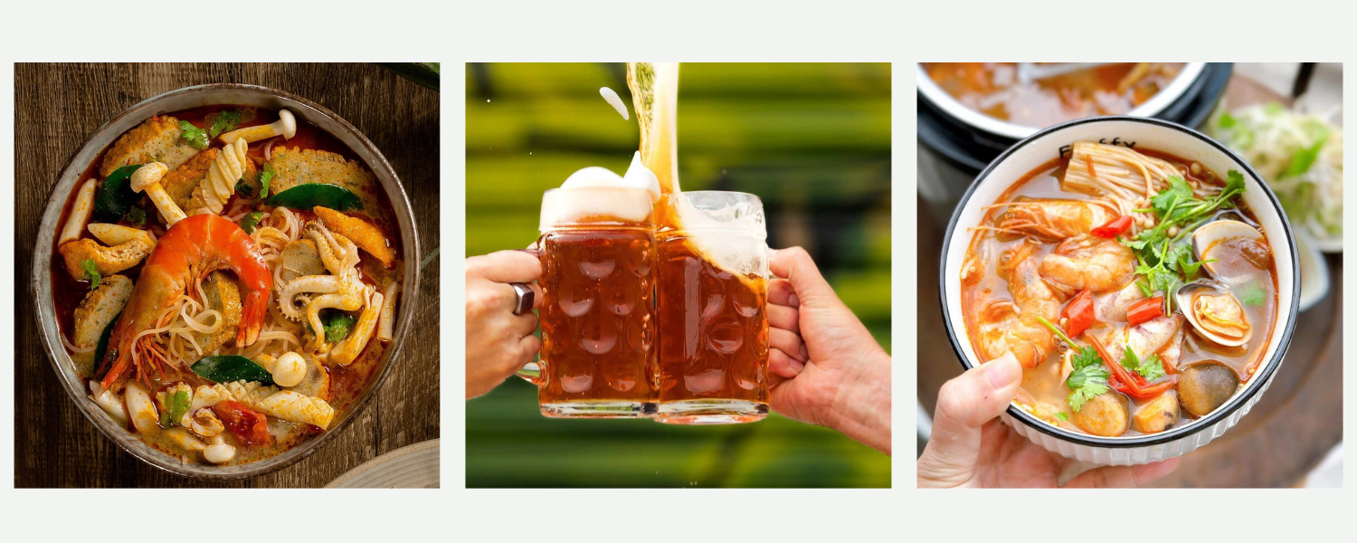 Cách kết hợp bia thủ công với món ăn châu Á tùy thuộc vào từng loại bia