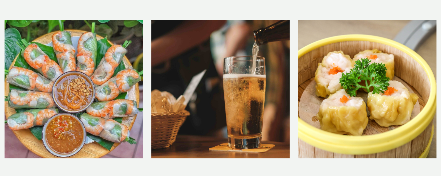 Cách kết hợp bia thủ công với món ăn châu Á