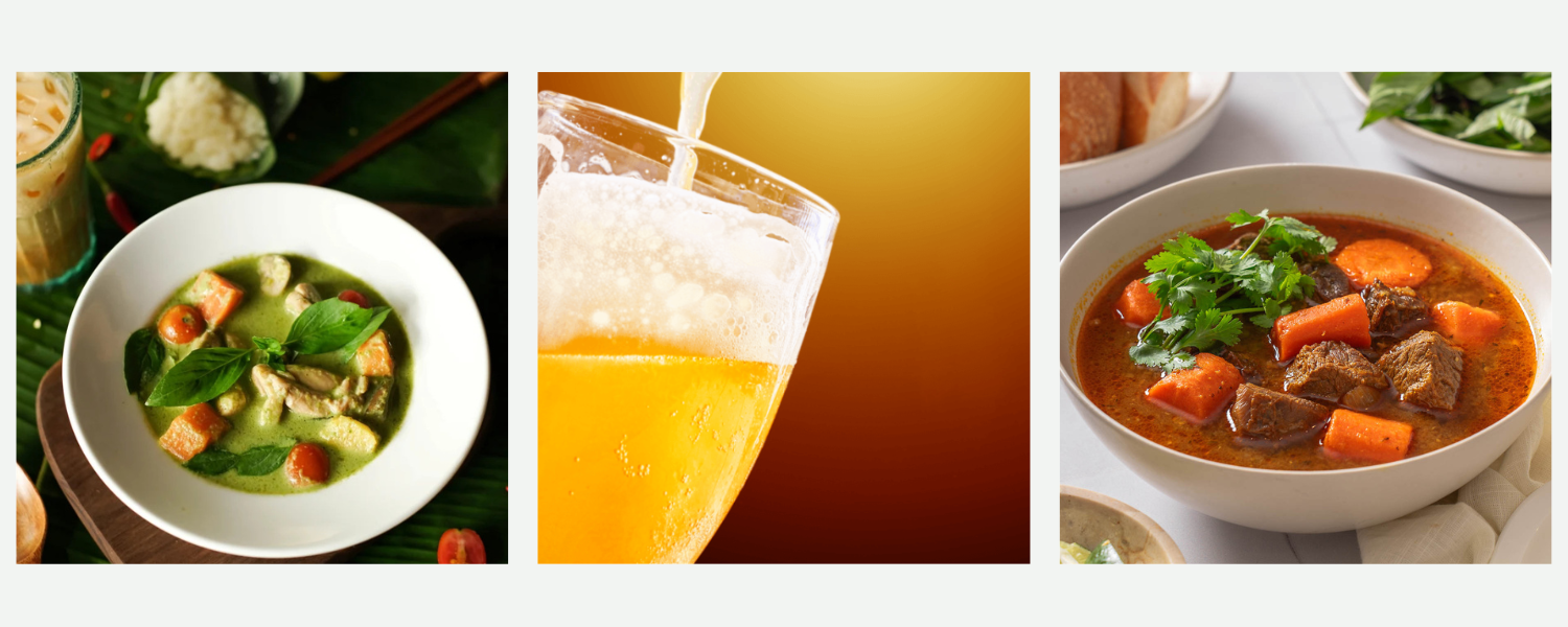 Cách kết hợp bia thủ công với món ăn châu Á