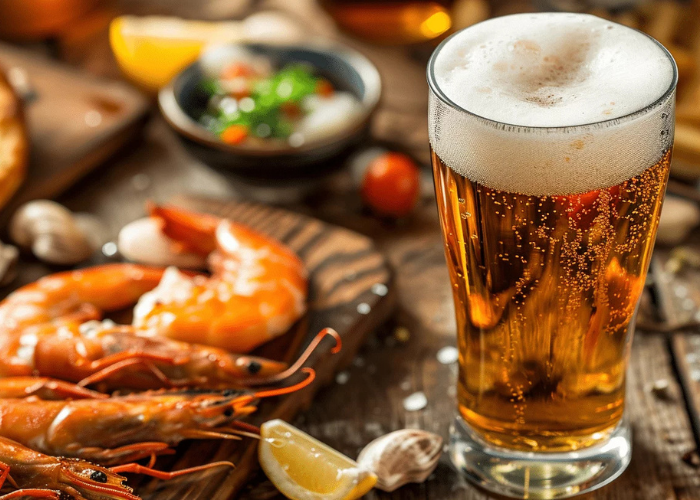 Bia thủ công độc đáo cho món ăn hải sản