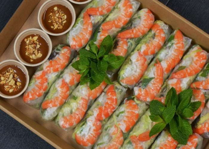 gỏi cuốn kết hợp với bia gì