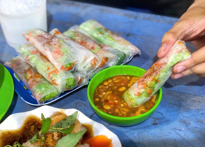 gỏi cuốn kết hợp với bia gì